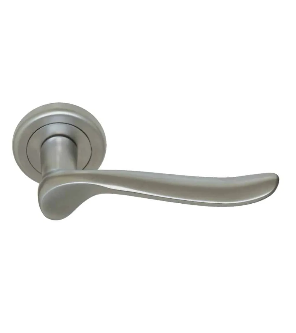 Poignée de porte Orphée chrome perle — Chrome laqué