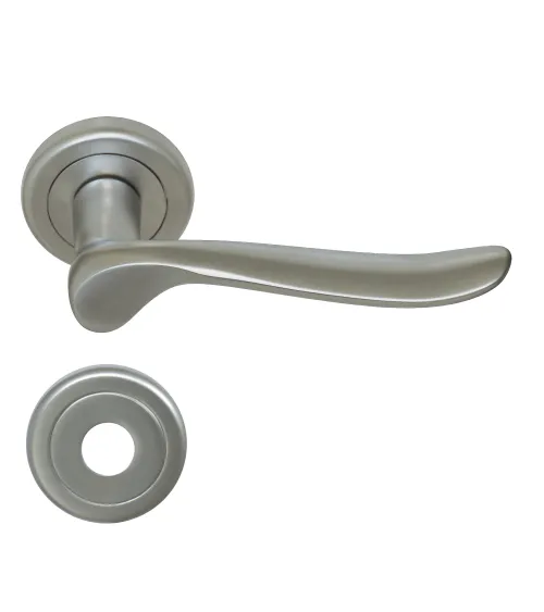 Poignée de porte Orphée chrome perle — Chrome laqué
