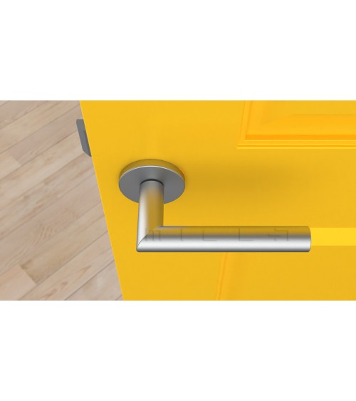 Poignée de porte couleur chrome satiné ARABIS poignée design