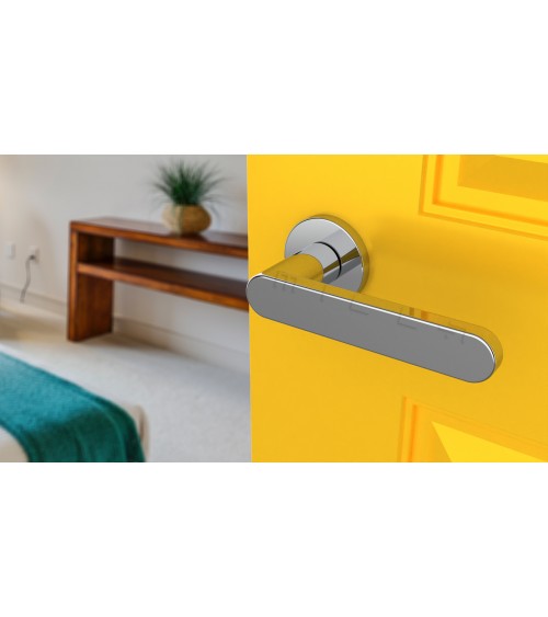 Poignée de porte chrome poli ALORA poignée design