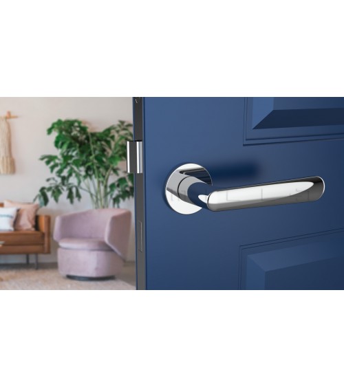 Poignée de porte chrome poli ARIA poignée design