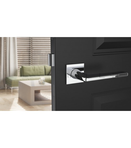 Poignée de porte chrome poli SETIA poignée design