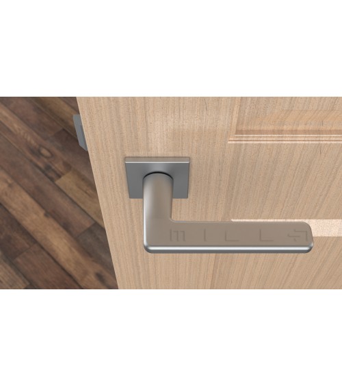 Poignée de porte chrome satiné SETIA poignée design