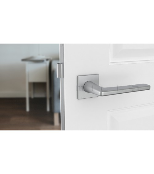 Poignée de porte chrome satiné SETIA poignée design