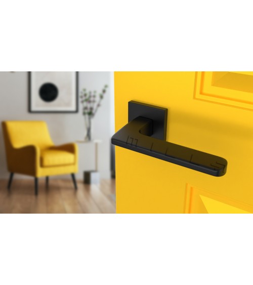 Poignée de porte noire YUKA quincaillerie design