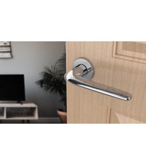 Poignée de porte Chrome poli AZALIA poignée design