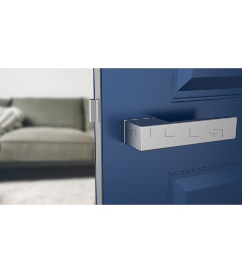 Poignée de porte chrome satiné CARLINA poignée design