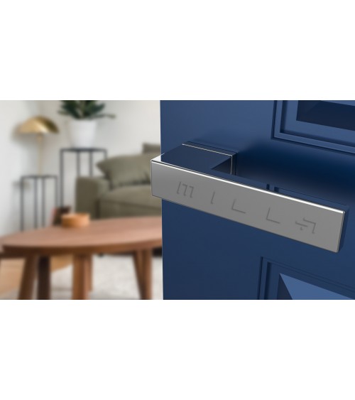 Poignée de porte chrome satiné CARLINA poignée design
