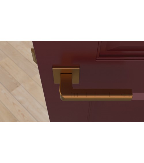 Poignée de porte cuivre SALICE quincaillerie design