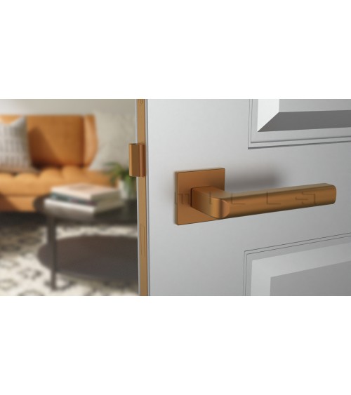 Poignée de porte cuivre SALICE quincaillerie design