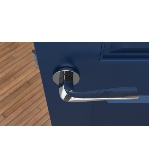 Poignée de porte chrome poli DALIA poignée design