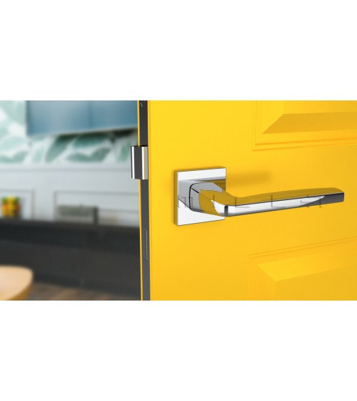 Poignée de porte chrome poli ERBA poignée design