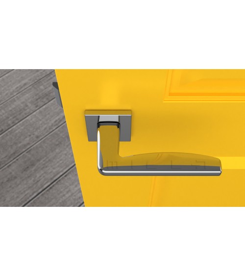 Poignée de porte chrome poli ERBA poignée design