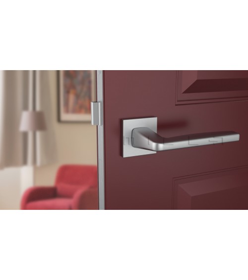 Poignée de porte chrome satiné ERBA poignée design