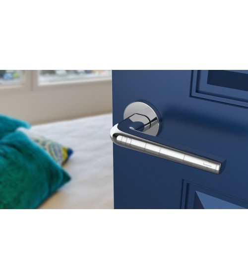 Poignée de porte chrome poli FUNKIA poignée design