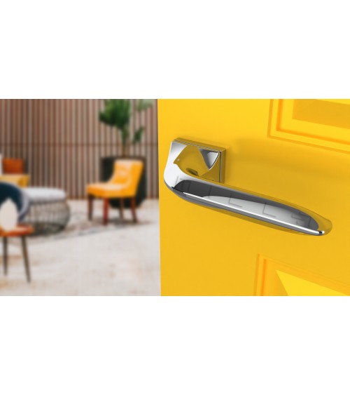 Poignée de porte chrome poli GLADIOLA poignée design