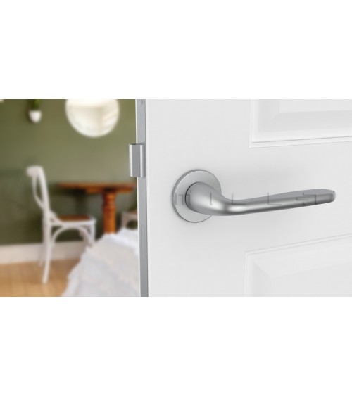 Poignée de porte chrome satiné HIACYNTA poignée design