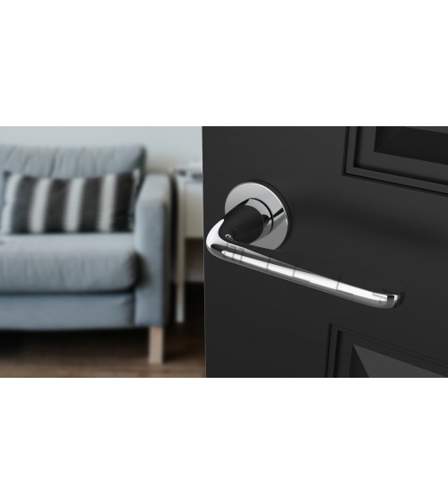 Poignée de porte chrome poli HIACYNTA poignée design