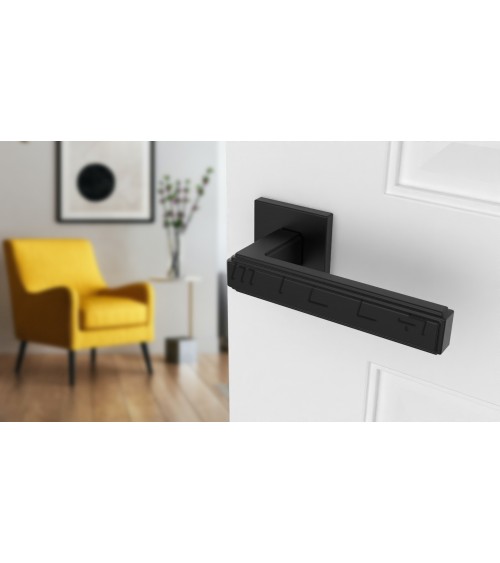 Poignée de porte Noire RAFLESIA poignée design