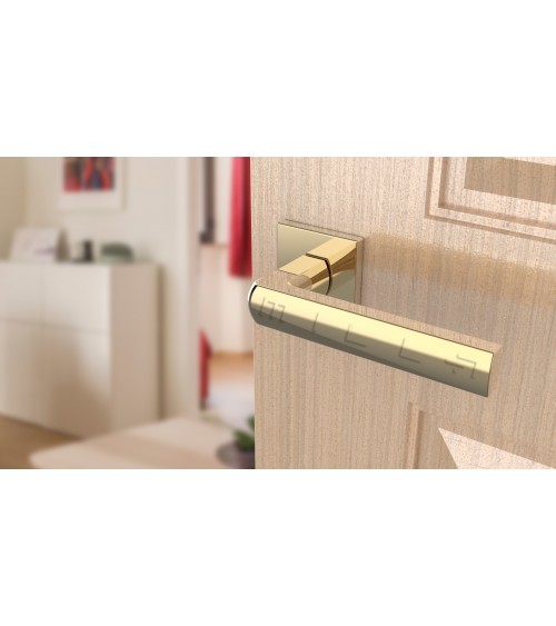 Poignée de porte or poli HOSTA quincaillerie design