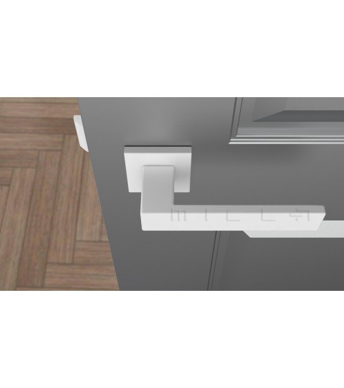 Poignée de porte blanche PINA poignée design