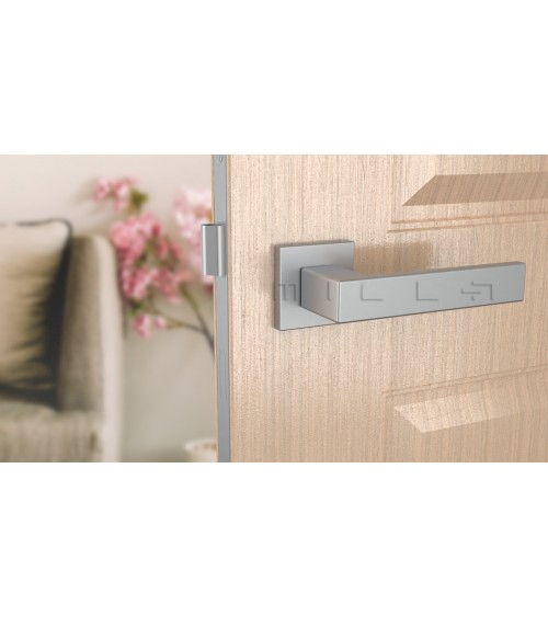 Poignée de porte chrome satiné PINA poignée design