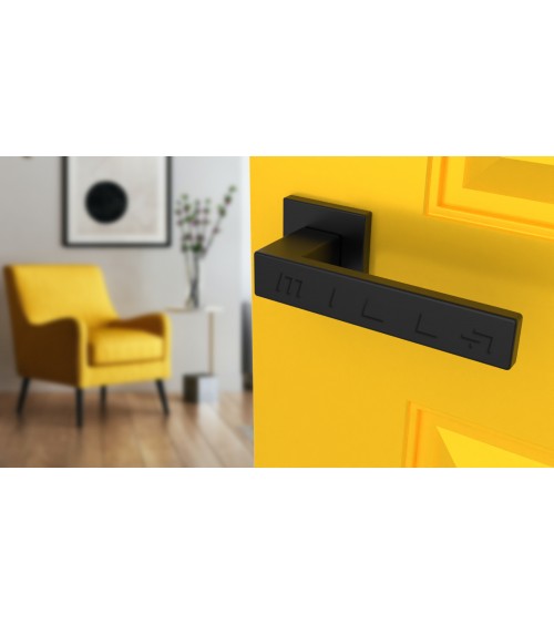 Poignée de porte noire PINA poignée design