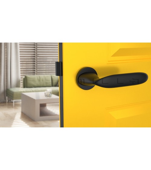 Poignée de porte noire PEONIA poignée design