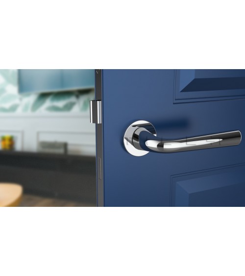 Poignée de porte Chrome poli TULIPA porte intérieure design