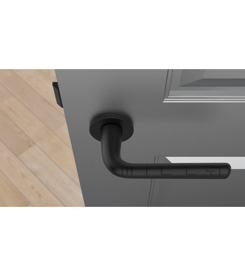 Poignée de porte Noire TULIPA porte intérieure design