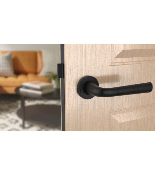 Poignée de porte Noire TULIPA porte intérieure design
