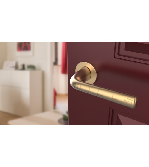 Poignée de porte Or mate TULIPA porte intérieure design