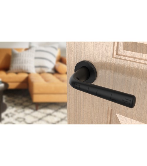 Poignée de porte Noire TULIPA porte intérieure design