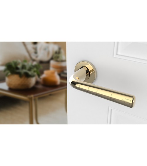 Poignée de porte Or poli TULIPA porte intérieure design