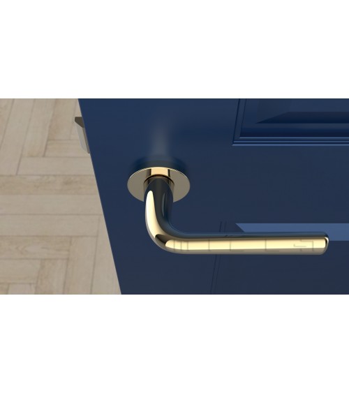 Poignée de porte Or poli TULIPA porte intérieure design