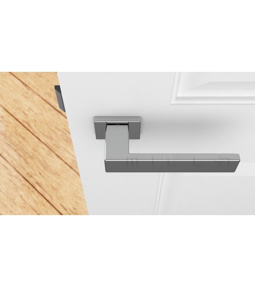 Poignée de porte chrome poli PINA poignée design