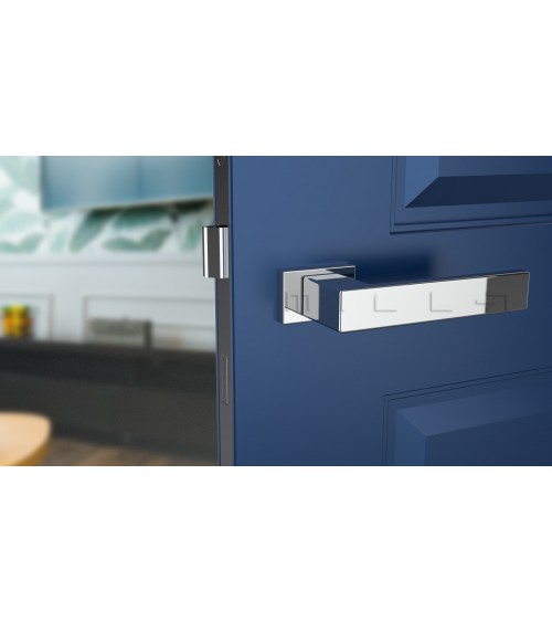 Poignée de porte chrome poli PINA poignée design