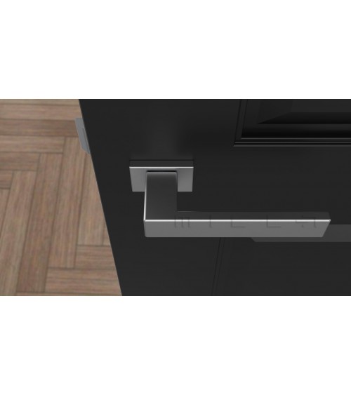 Poignée de porte chrome poli PINA poignée design