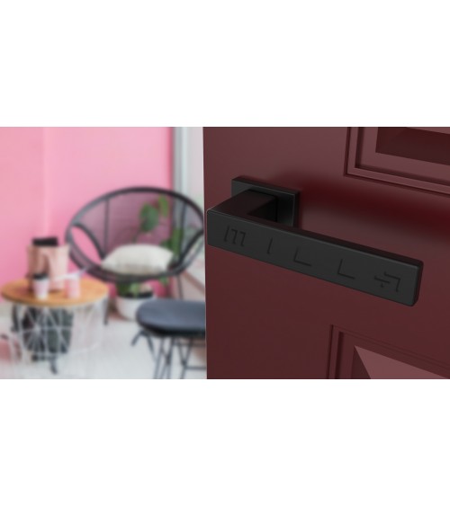Poignée de porte noire PINA poignée design