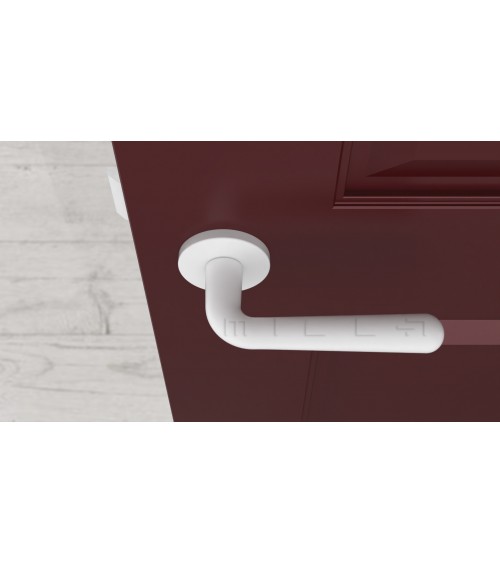 Poignée de porte blanche mate IRGA poignée design