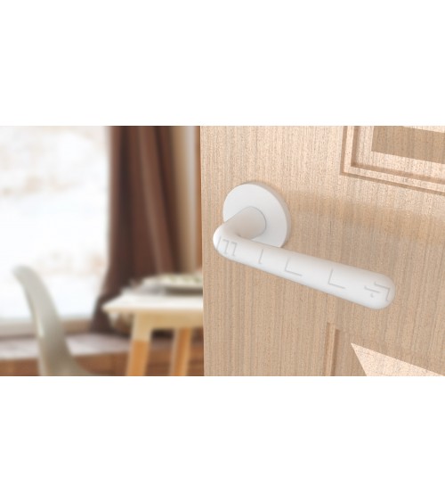 Poignée de porte blanche mate IRGA poignée design