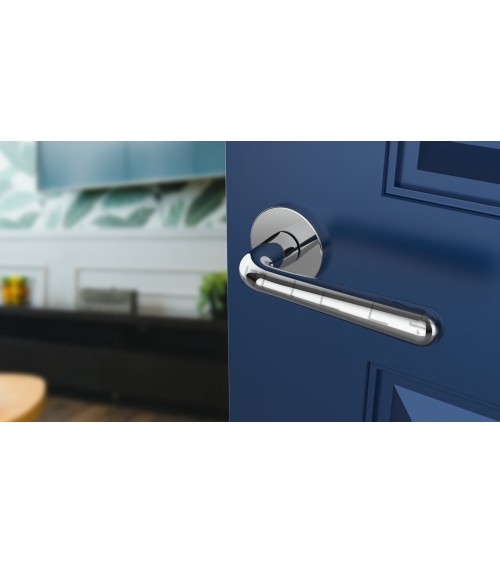Poignée de porte chrome poli IRGA poignée design