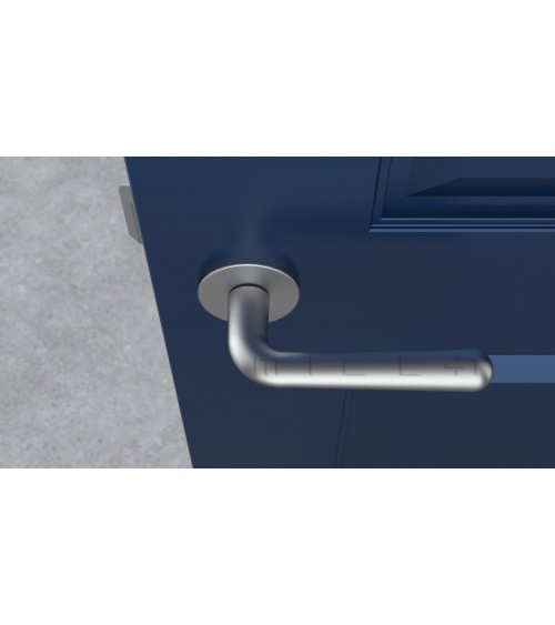 Poignée de porte chrome satiné IRGA poignée design