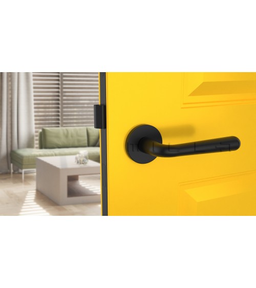 Poignée de porte noire mate IRGA poignée design