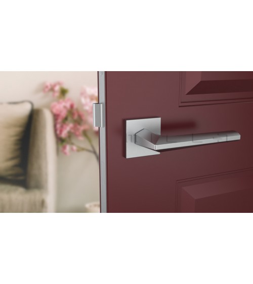Poignée de porte chrome satiné JASMINA poignée design