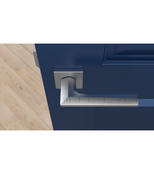 Poignée de porte chrome satiné JASMINA poignée design