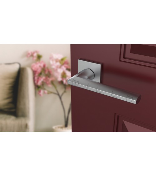 Poignée de porte chrome satiné JASMINA poignée design