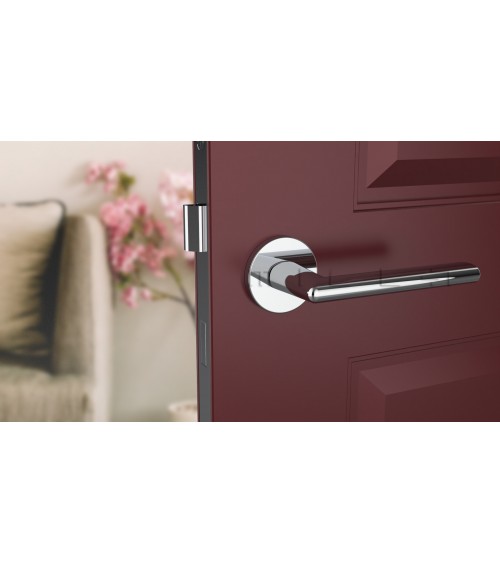 Poignée de porte chrome poli KALMIA poignée design