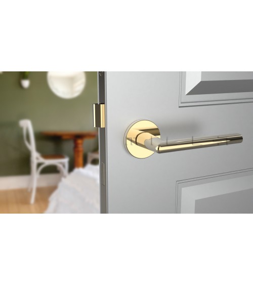 Poignée de porte or poli KALMIA poignée design