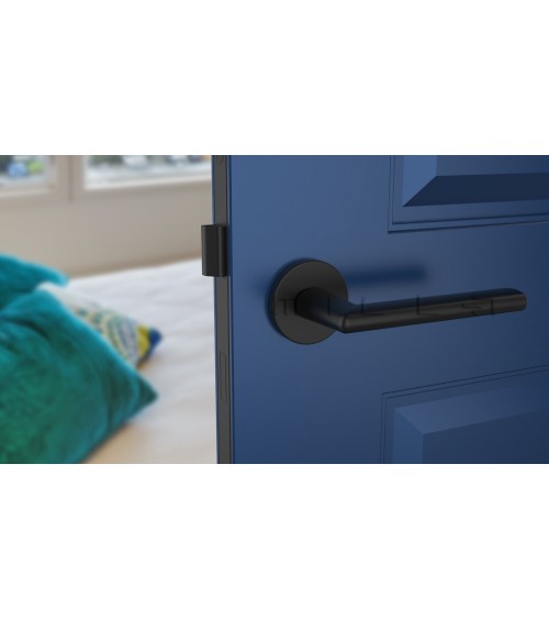 Poignée de porte noire KALMIA poignée design